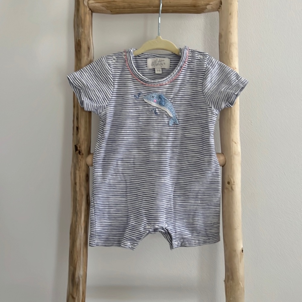 Albetta Dolphin Romper🐬size 3-6 months